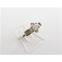 Anillo Damiata Gioielli Mujer in Oro blanco Zircone 554/102-D199 - 554/102-D199